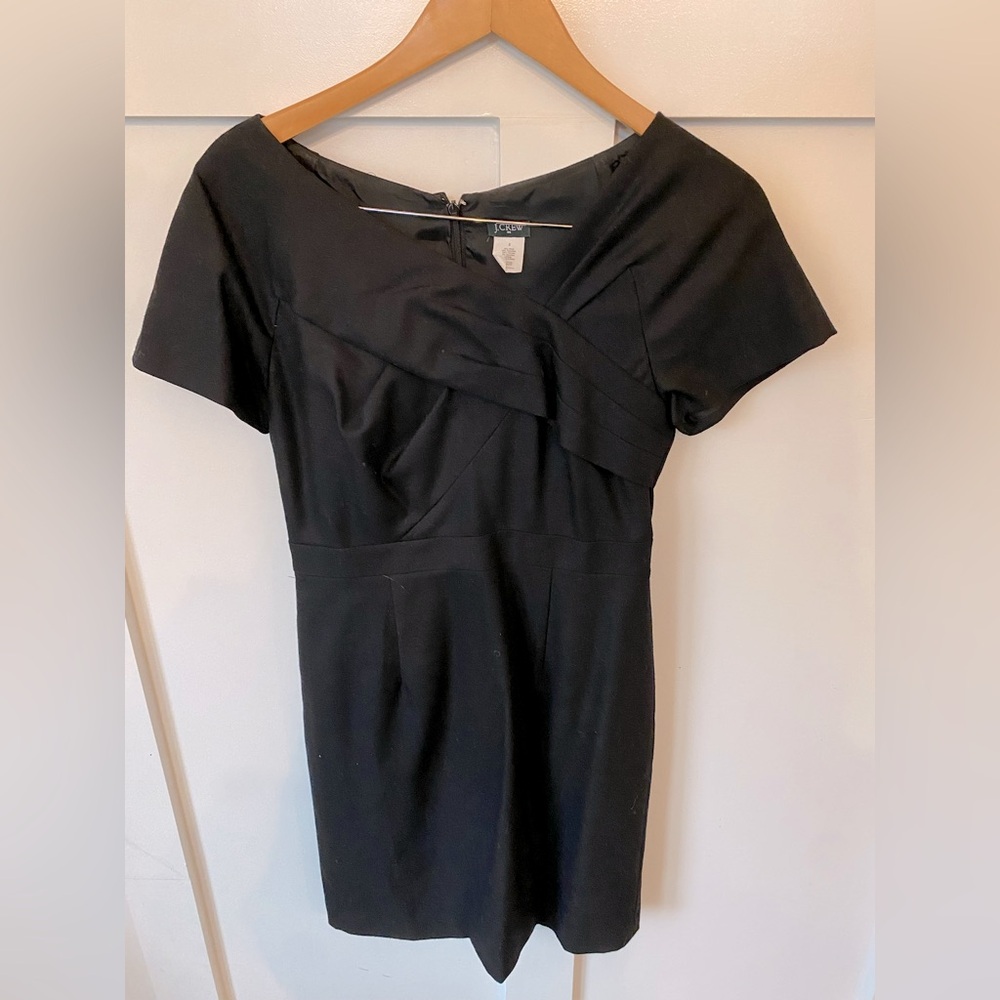 J.Crew black wool suit/dress (size 2)